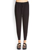 Forever 21 Slouchy Zip-Cuff Trousers - Lyst