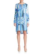 BCBGMAXAZRIA Darell Print Shift Dress - Lyst