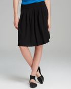 Eileen Fisher Pleated Skirt - Lyst