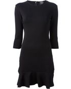 McQ by Alexander McQueen Peplum Dress - Lyst
