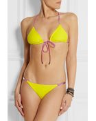 Shimmi Tiga Reversible Triangle Bikini - Lyst