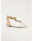 Giuseppe Zanotti Embellished Strap Sandals - Lyst