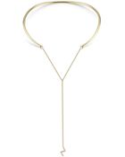 Elizabeth And James Maru 23K Gold-Plated Collar Necklace - Lyst