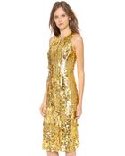 Wes Gordon Silk Sheath Dress - Lyst