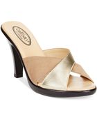 Callisto Rozie Slide Sandals - Lyst