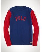 Polo Ralph Lauren Long-Sleeved Baseball T-Shirt - Lyst