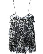 Roberto Cavalli Leopard Print Top - Lyst