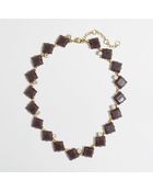 J.Crew Factory Stone Squares Necklace - Lyst