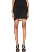 Helmut Lang Twisted Jersey Skirt - Lyst
