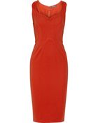 Zac Posen Stretch-Knit Dress - Lyst