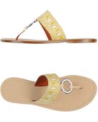 Missoni Thong Sandal - Lyst