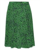 Jaeger Spot Pleat Skirt - Lyst
