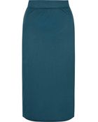 Helmut Lang Stretch-Jersey Midi Skirt - Lyst