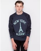 Pull&Bear Print Sweatshirt - Lyst