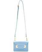 Sophie Hulme Mini Blue Milner Envelope Bag - Lyst