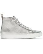 Ralph Lauren Metallic Silvana Sneaker - Lyst