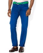 Polo Ralph Lauren Polo Varick Slim-fit Canvas Jeans - Lyst
