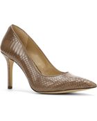 Ann Taylor Norah Leather Pointy Heels - Lyst