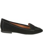 Franco Sarto Joella Suede Penny Loafers - Lyst
