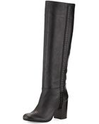 Vc Signature Kisha Tall Leather Boot - Lyst