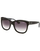 Kenzo Women'S Wayfarer Black Sunglasses - Lyst