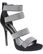 Nina Bridget Crystallized Satin Pumps - Lyst