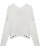 Helmut Lang Plush Blend Pullover - Lyst