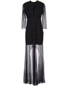 Theyskens' Theory Long Dress - Lyst