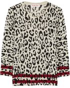 See By Chloé Leopard-Intarsia Wool Sweater - Lyst