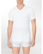 Calvin Klein Cotton Stretch 2-Pack V-Neck T-Shirt - Lyst