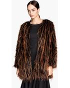 H&M Fake Fur Jacket - Lyst