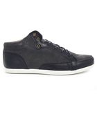 Piola Slippery Elm Navy Blue Suede And Leather Chukkas - Lyst