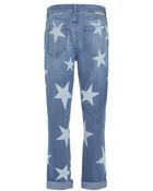 Stella McCartney Star Print Skinny Boyfriend Jeans - Lyst