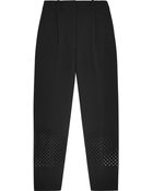 3.1 Phillip Lim Perforated Crepe Tapered Pants - Lyst