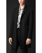 Burberry Wool Cashmere Herringbone Chesterfield - Lyst