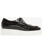 Joshua Sanders Calfhair Oxford Flats - Lyst