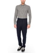 Ami Navy Wool Dress Pants - Lyst