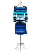 Ivanka Trump Striped Tunic Dress - Lyst