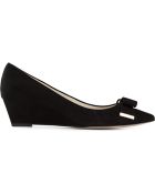 Michael Kors Bow Wedge Pumps - Lyst