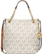 Michael Kors Michael Medium Chain Shoulder Tote - Lyst
