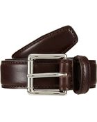 Barneys New York Leather Belt - Lyst