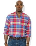 Polo Ralph Lauren Big And Tall Long-Sleeve Plaid Shirt - Lyst