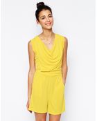 Wal-G Cowl Front Romper - Lyst