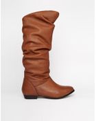 Carvela Kurt Geiger Parker Leather Knee High Boots - Lyst