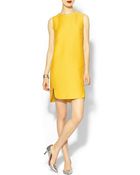Robert Rodriguez Animal Jaquard Zip Dress - Lyst