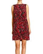 M Missoni Dress Sleeveless Silk Print - Lyst