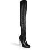 Ermanno Scervino Leather Over-The-Knee Boots - Lyst