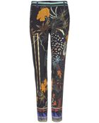 Etro Printed Trousers - Lyst