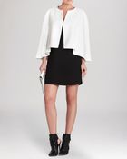 BCBGMAXAZRIA Cape Dress - Crystal Color Block - Lyst