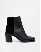 Asos Eagle Eyed Suede Ankle Boots - Lyst